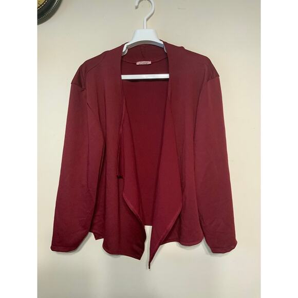 Papaya Draped Blazer - USED - Picture 1 of 5